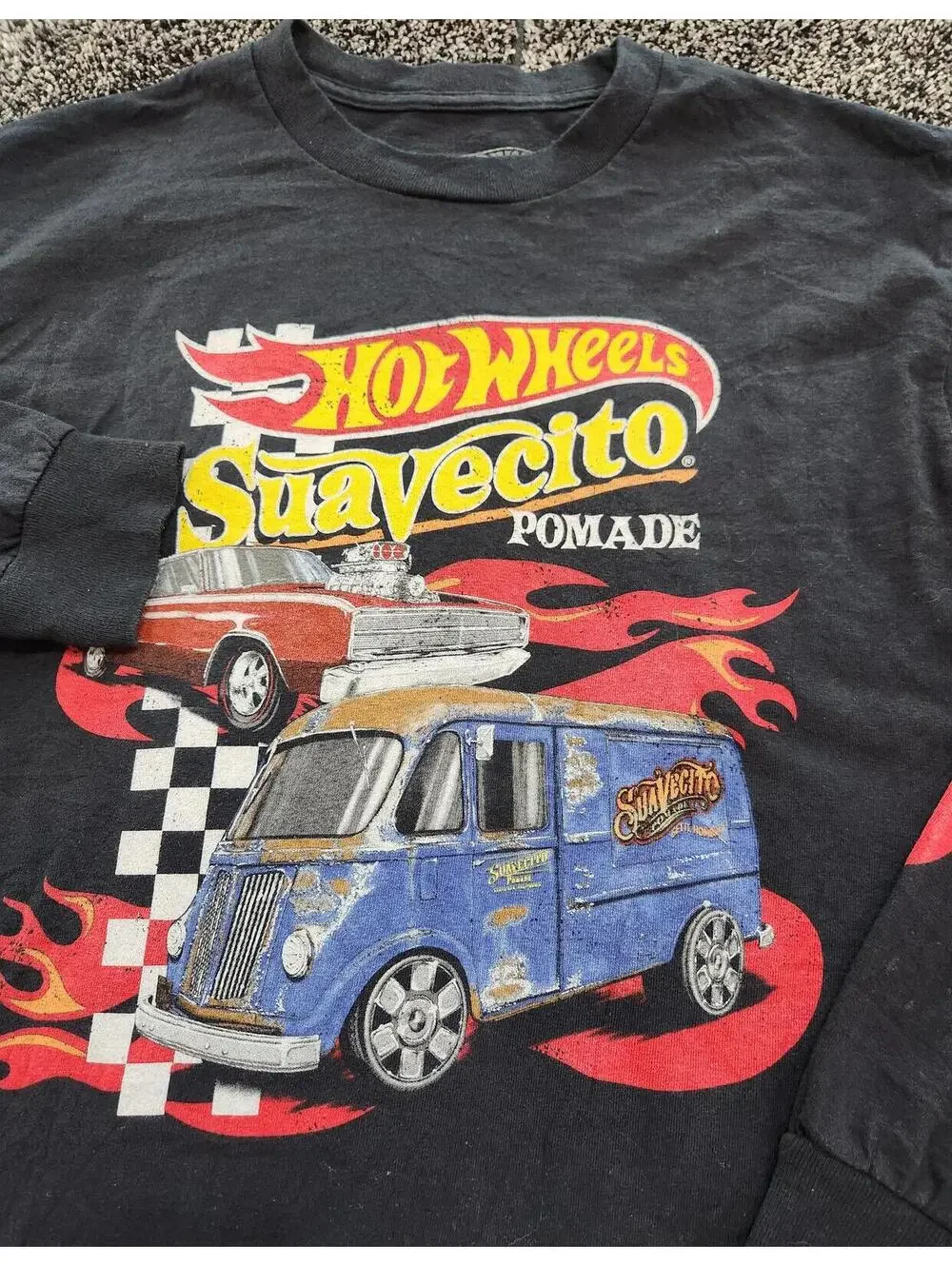 Hot Wheels x Suavecito Overdrive Long Sleeve Shirt Limited Edition Size Medium - Picture 8 of 11